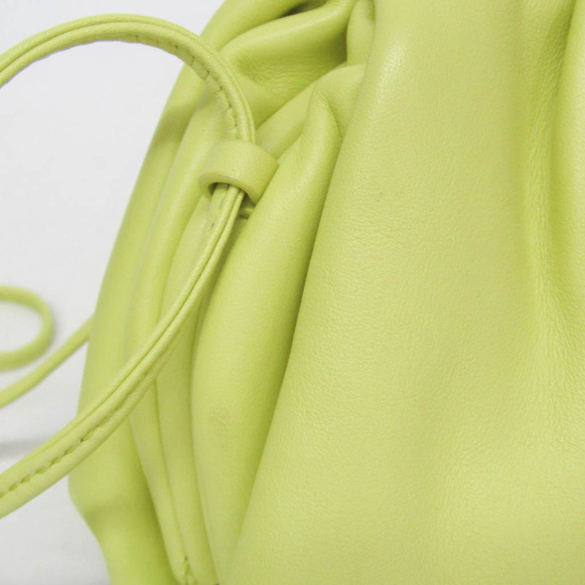 Bottega Veneta The Pouch Leather, Green, Leather, Clutch