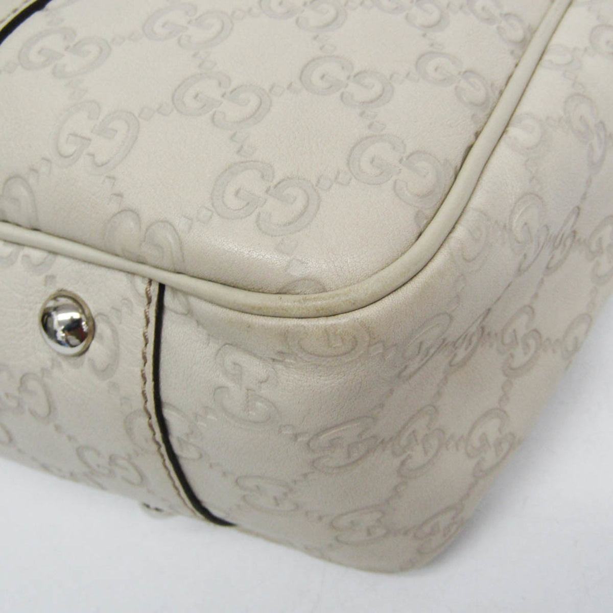 Gucci Twins Guccissima Leather, Beige, Leather, Tote Bag