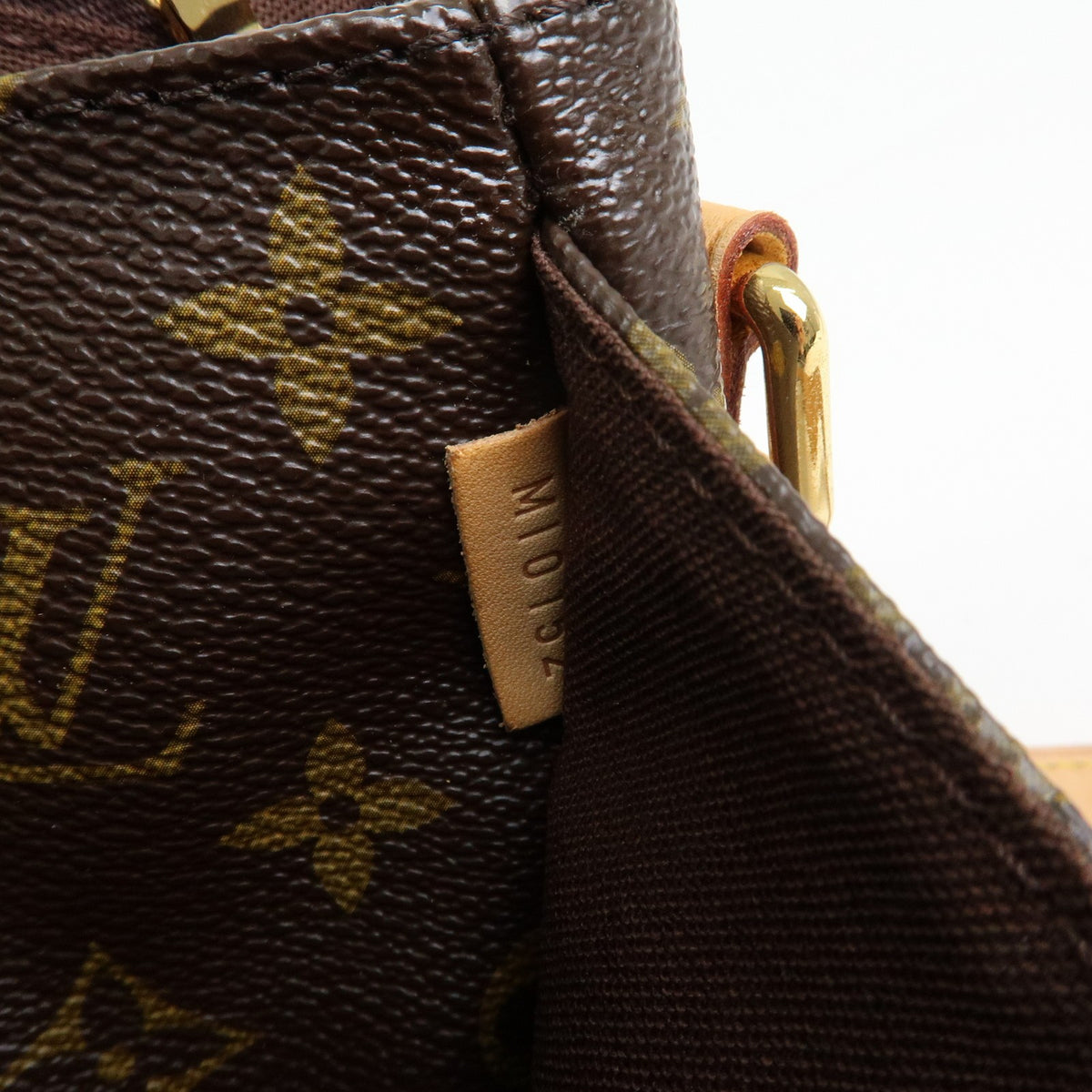 Louis Vuitton Menilmontant Monogram Canvas, Brown, Canvas, Handbag