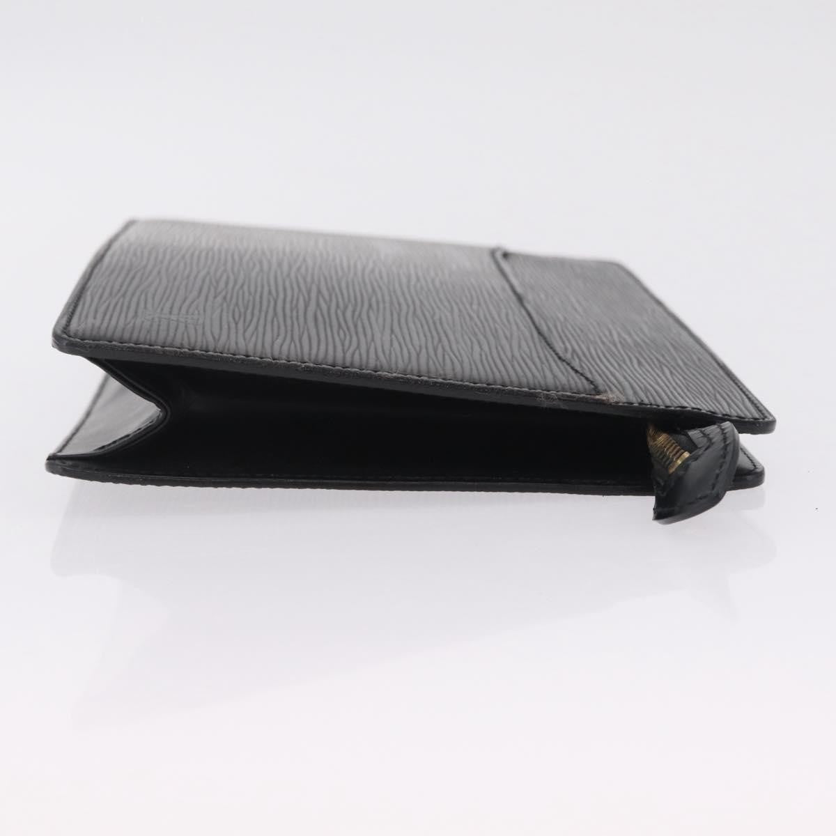 Louis Vuitton Pochette Homme Epi Leather, Black, Leather, Clutch