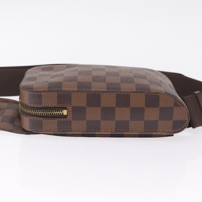 Louis Vuitton Geronimos Waist Damier, Brown, Canvas, Shoulder Bag