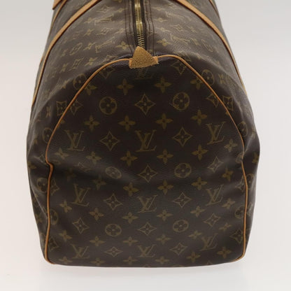 Louis Vuitton Keepall Bag Monogram Canvas, BROWN, CANVAS, Travel bag