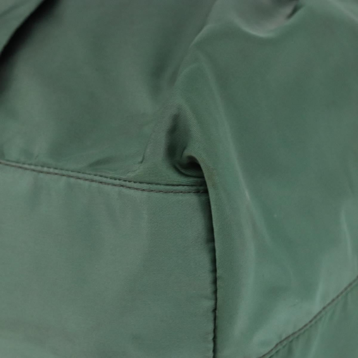 Prada Convertible Bow Tessuto, Green, Nylon, Tote Bag