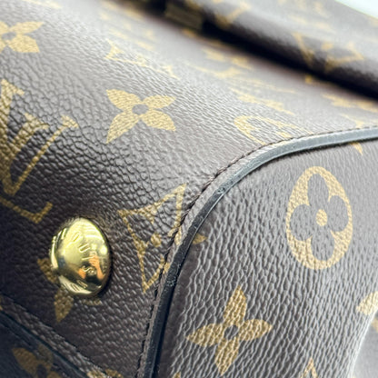 Louis Vuitton Cluny Top Handle Monogram Canvas, Brown, Canvas, Handbag