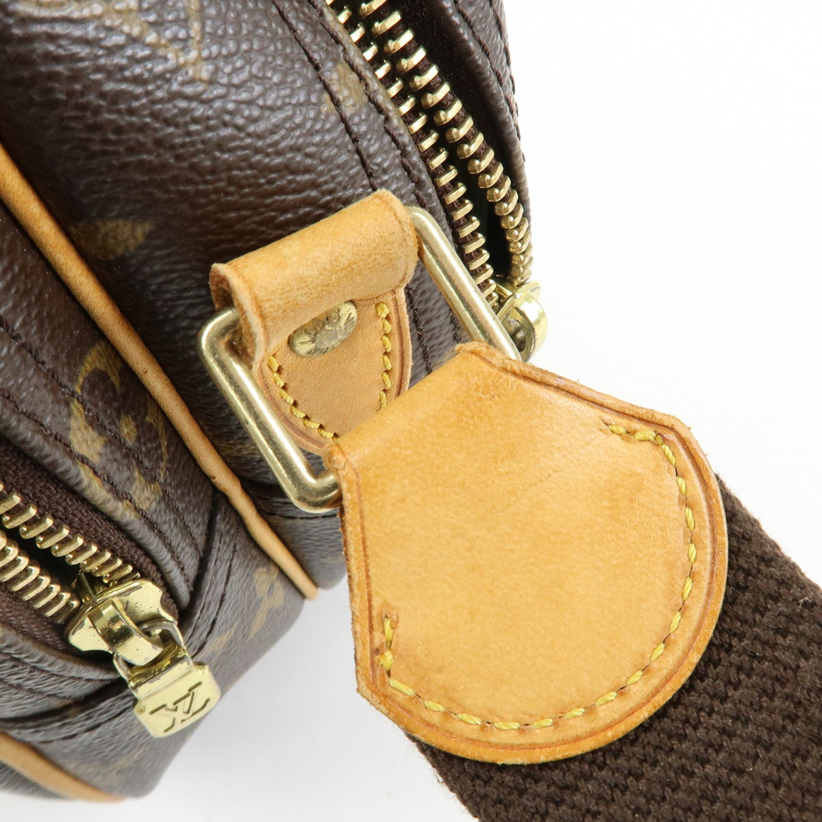 Louis Vuitton Reporter Monogram Canvas, Brown, Canvas, Shoulder Bag