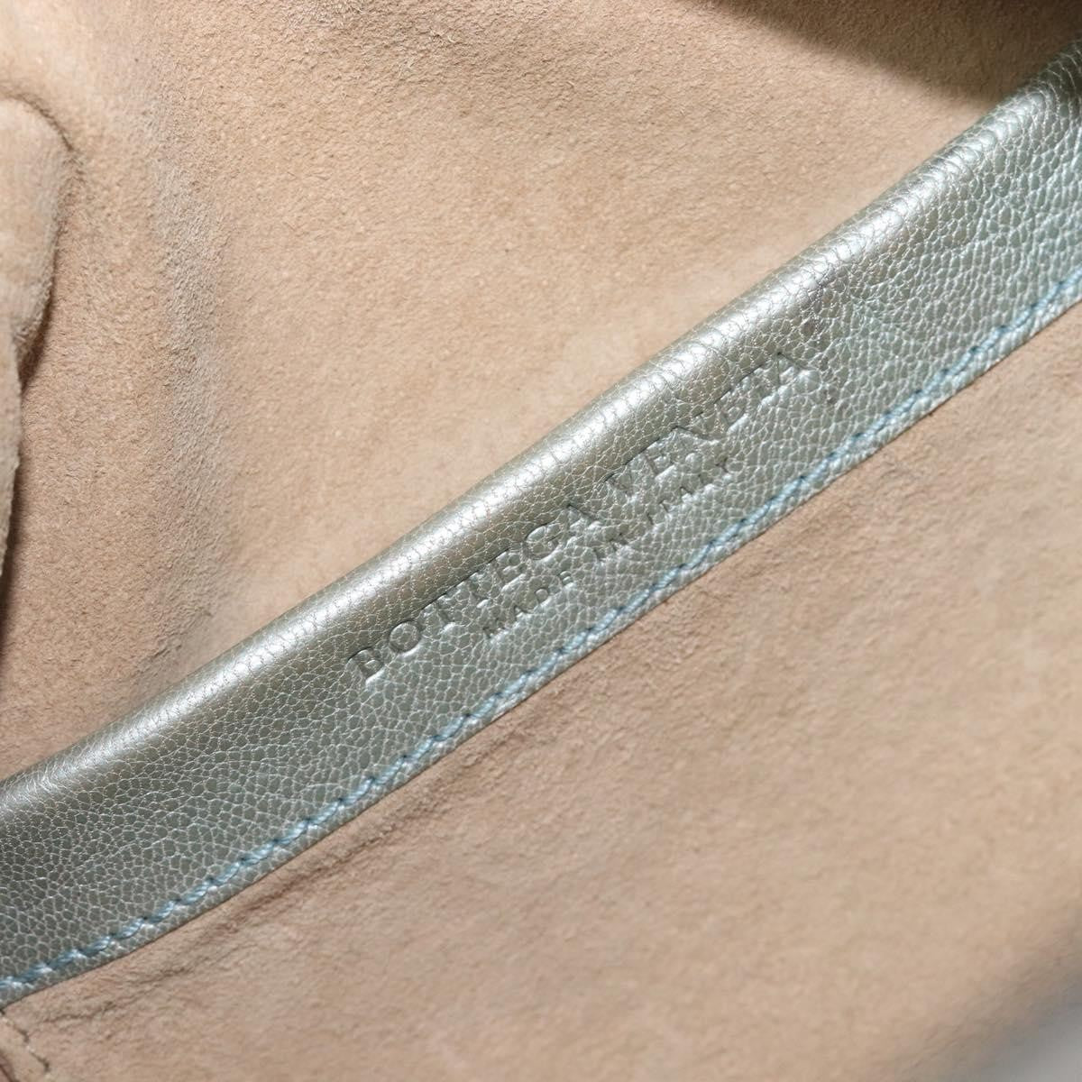 Bottega Veneta Intrecciato Handbag Intrecciato, Silver, Leather, Handbag