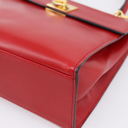 Celine Handbag Leather, Red, Leather, Handbag