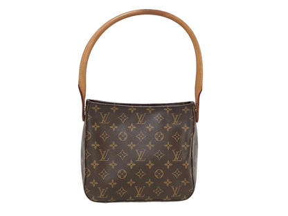 Louis Vuitton Monogram Looping Handbag Monogram Canvas, Brown, Leather, Shoulder Bag