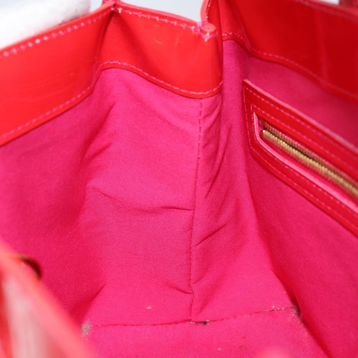 Louis Vuitton Wilshire Monogram Vernis, Pink, Patent Leather, Handbag