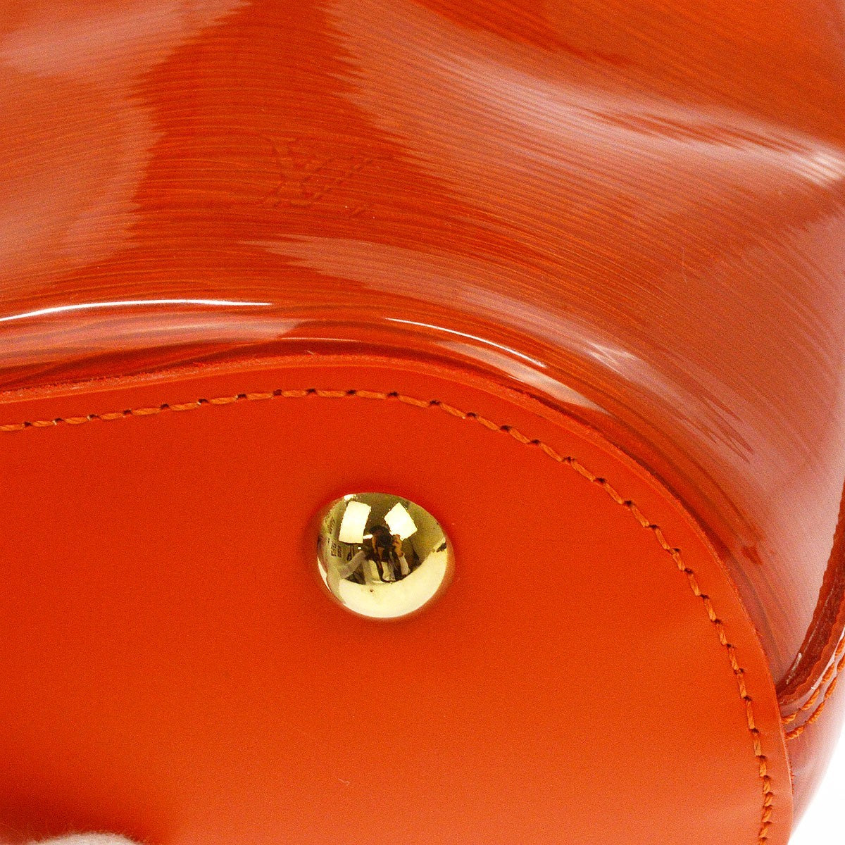 Louis Vuitton Plage Lagoon Bay Vinyl Epi Leather, Orange, Leather, Handbag