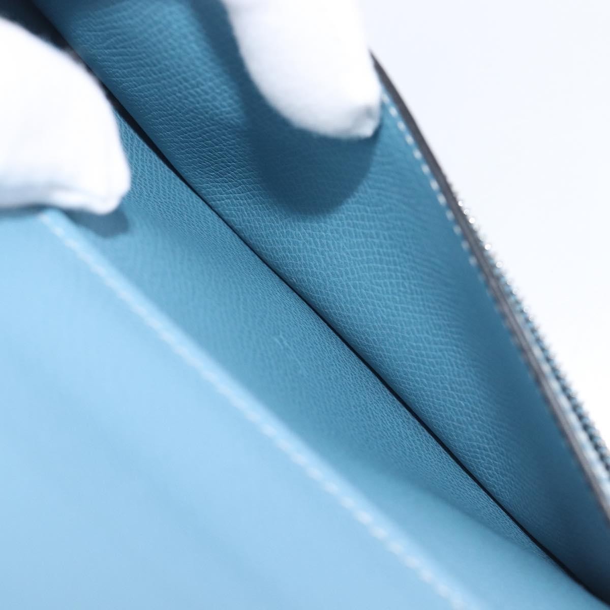 Hermes Vision II Agenda Epsom, Blue, Leather, Wallet