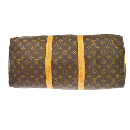 Louis Vuitton Keepall Monogram Canvas, Brown, Canvas, Travel Bag
