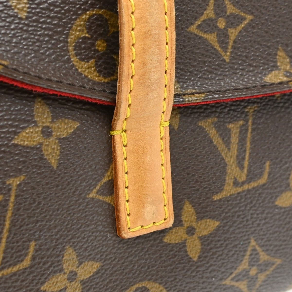 Louis Vuitton Sonatine Monogram Canvas, Brown, Canvas, Handbag