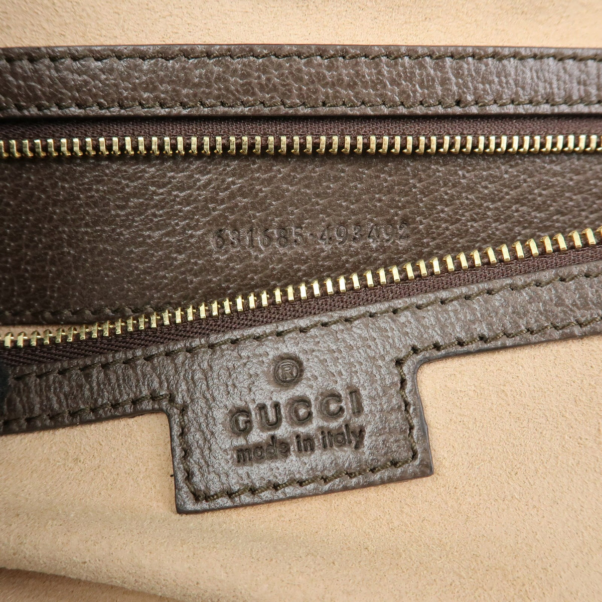 Gucci Ophidia Shopping GG Coated Canvas, Beige, Canvas, Tote Bag