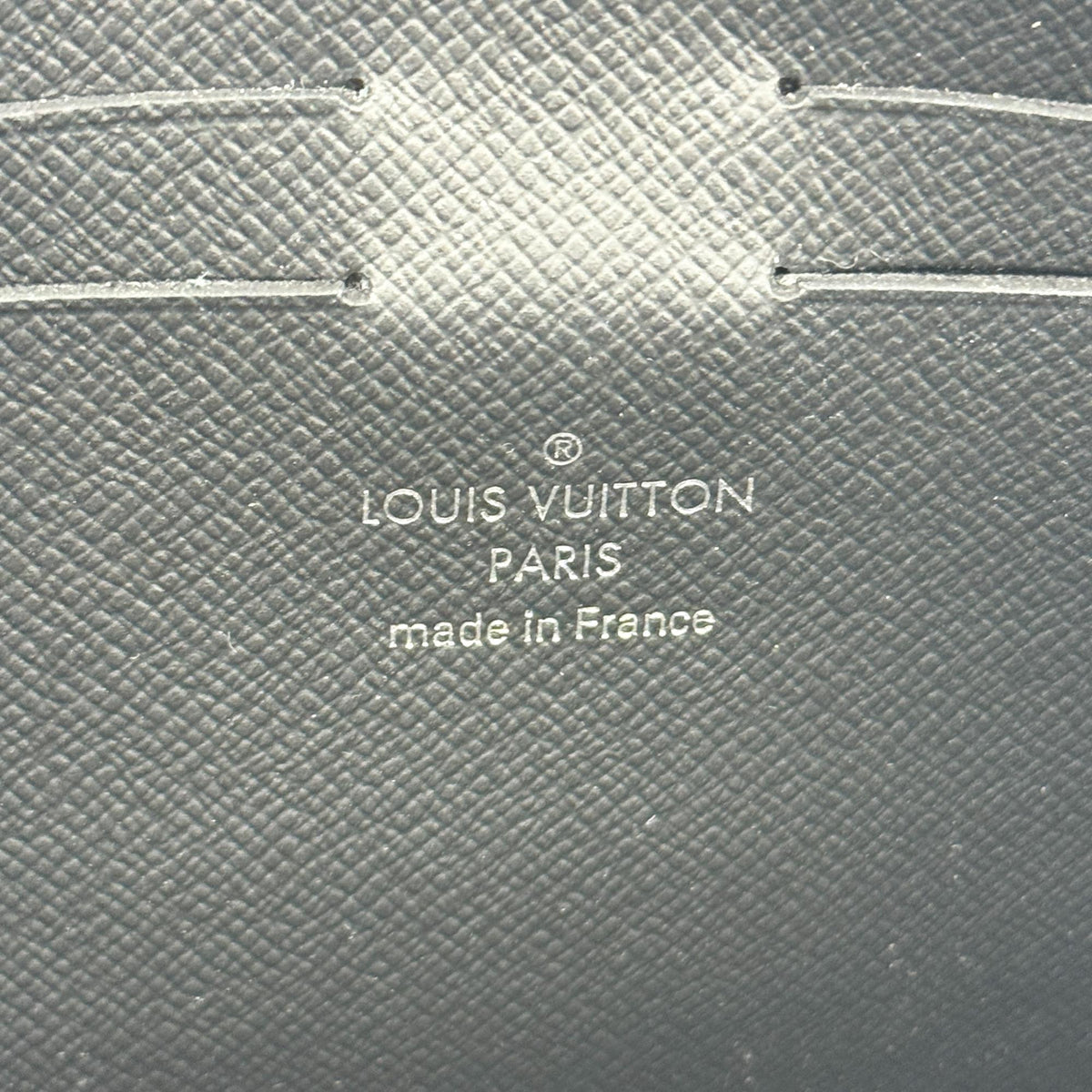 Louis Vuitton Kasai Clutch Taiga Leather, Black, Leather, Clutch