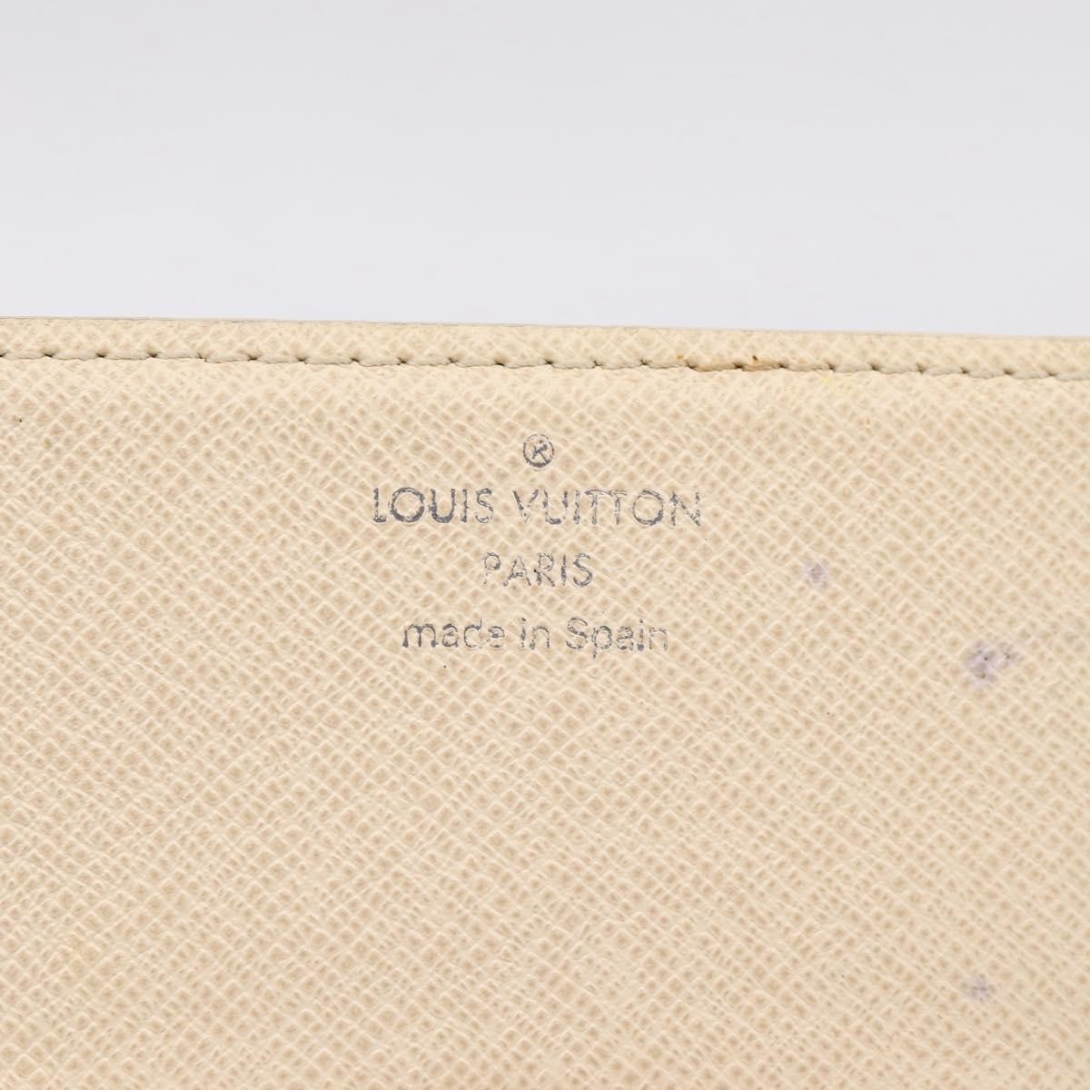 Louis Vuitton Envelope Business Card Holder Damier, White, Canvas, Card Holder