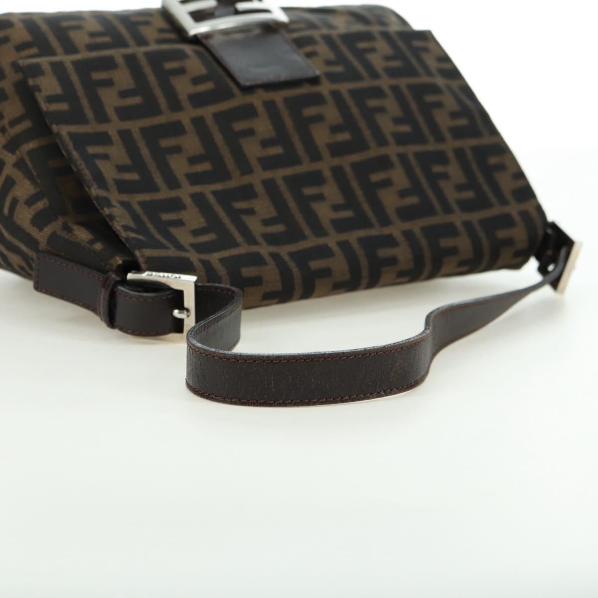 Fendi Mama Forever Zucca Canvas, Brown, Canvas, Handbag