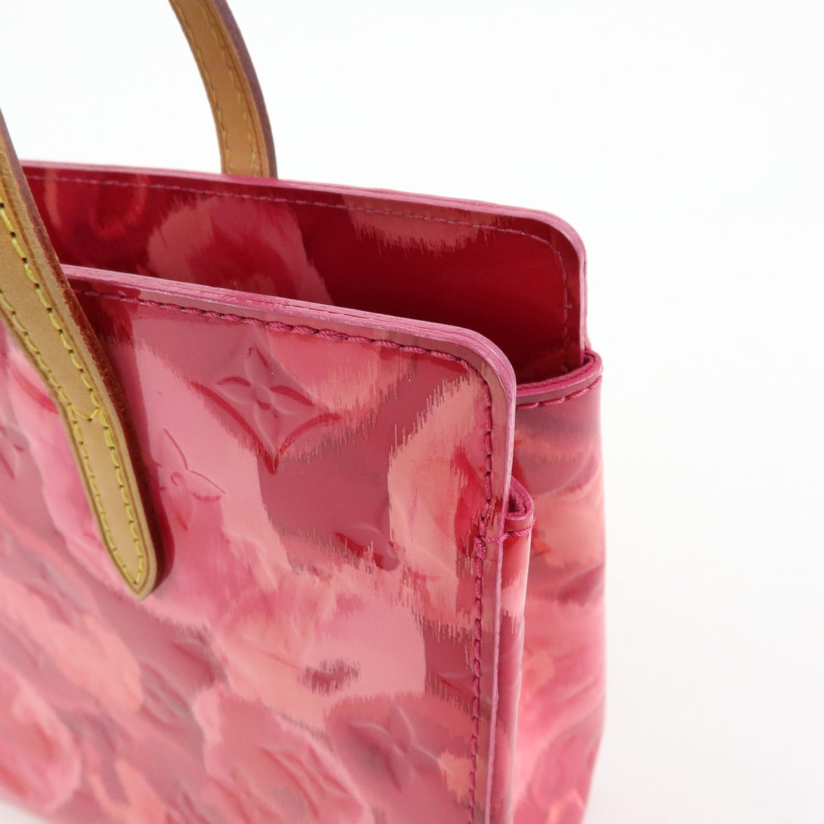 Louis Vuitton Catalina Limited Edition Monogram Vernis Ikat, Pink, Leather, Handbag