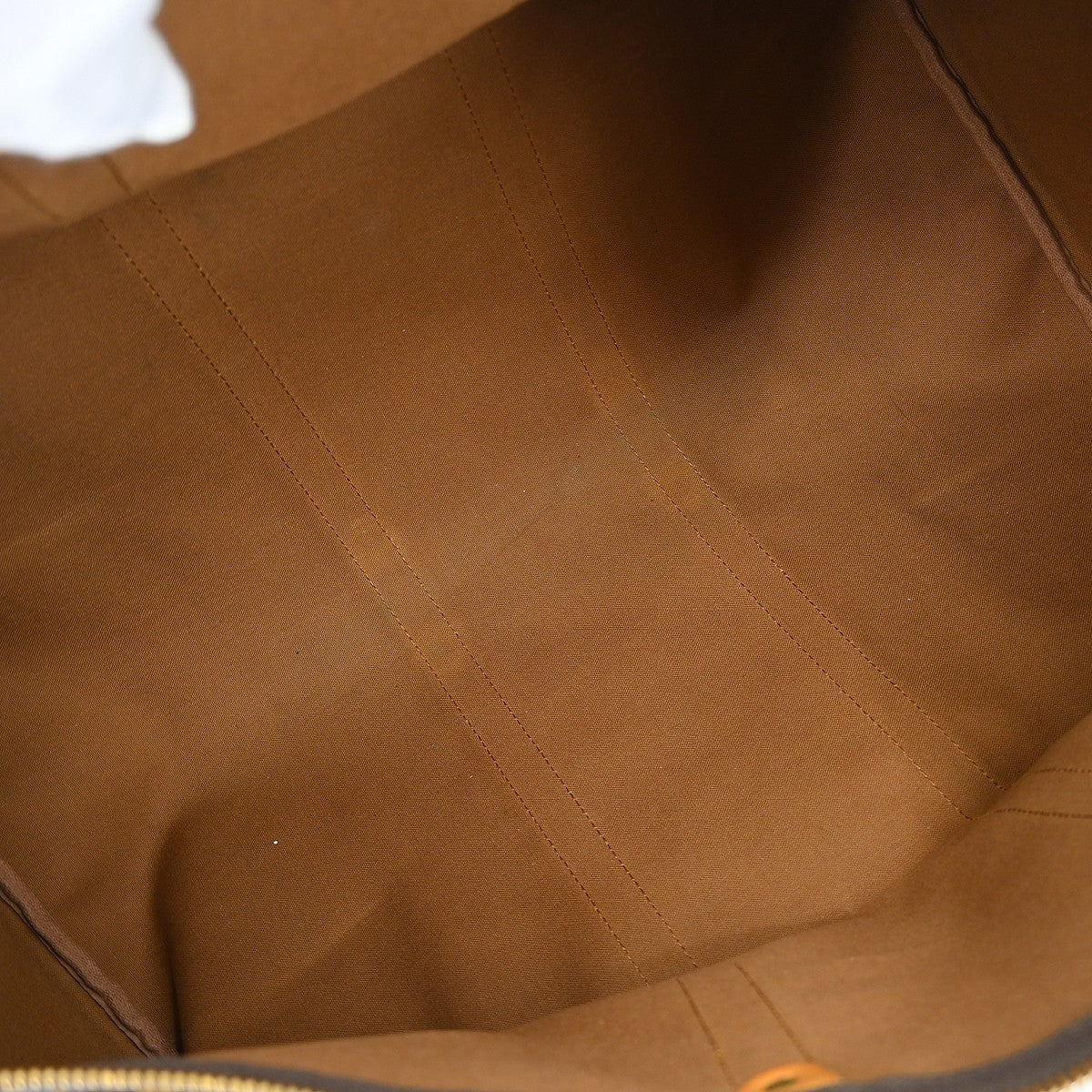 Louis Vuitton Keepall Monogram, Brown, Canvas, Travel Bag