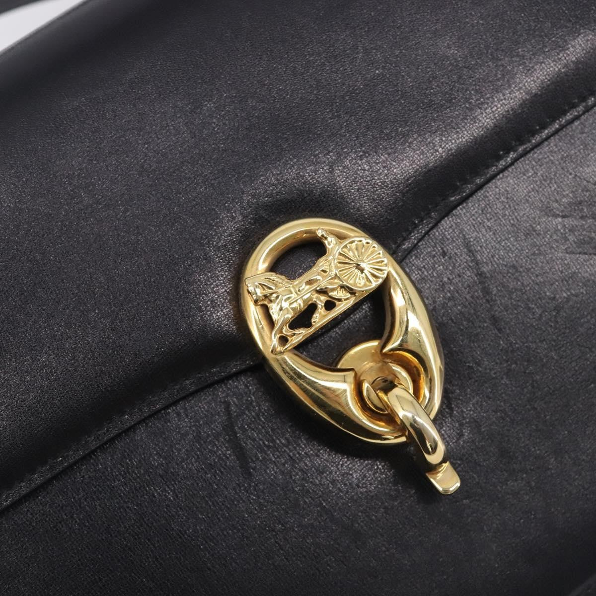Celine Horse Carriage Leather, Black, Leather, Shoulder Bag