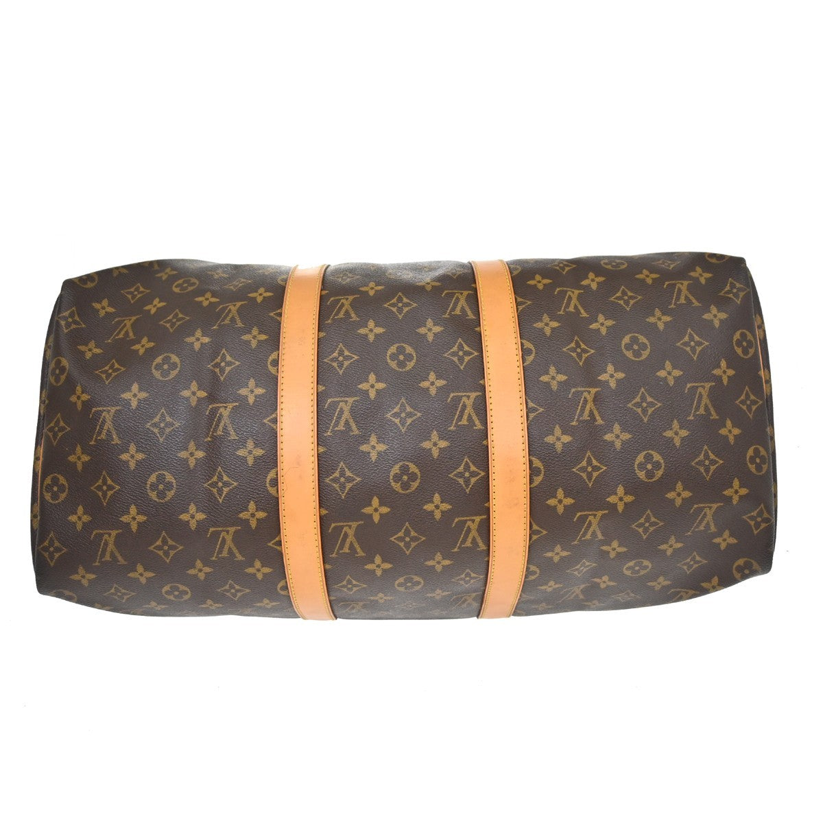 Louis Vuitton Keepall Monogram Canvas, Brown, Canvas, Travel Bag