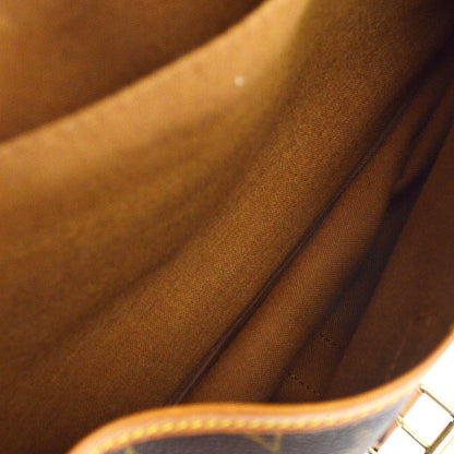 Louis Vuitton Saumur Monogram Canvas, Brown, Canvas, Shoulder Bag