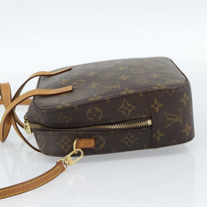 Louis Vuitton Spontini Monogram Canvas, Brown, Canvas, Handbag