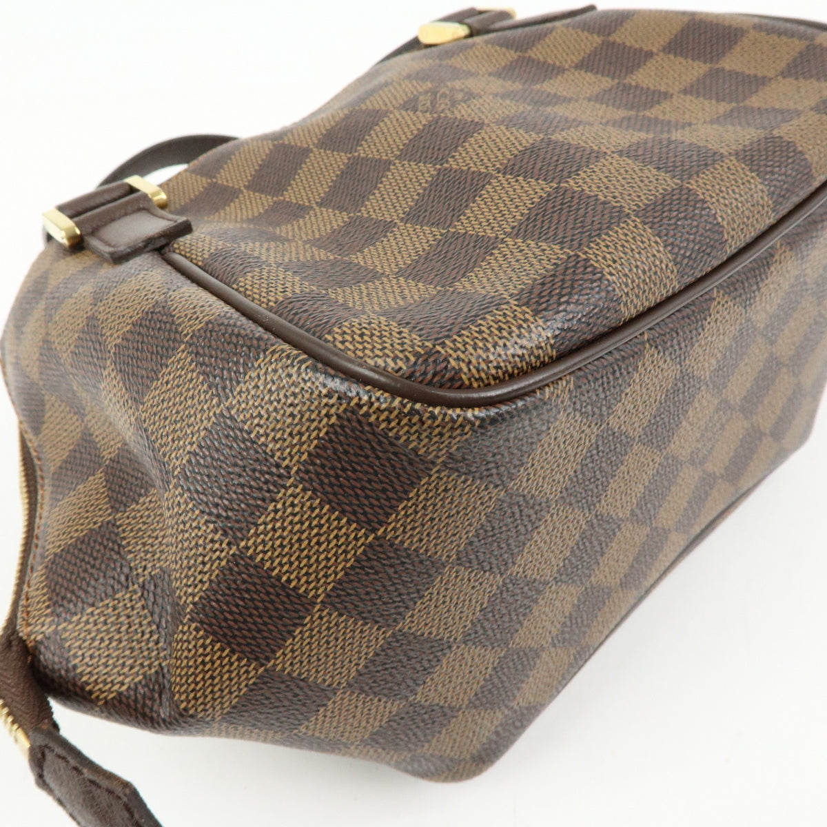 Louis Vuitton Belem Damier, Brown, Canvas, Handbag