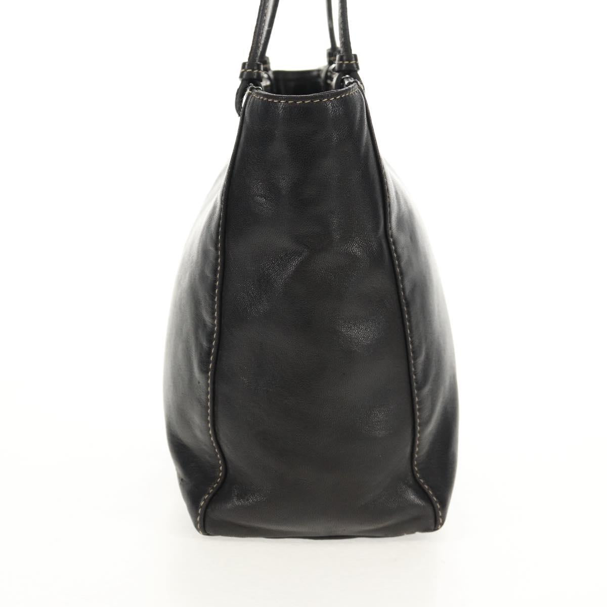 Prada Nappa Acciaio Tote bag, BLACK, LEATHER, Tote bag