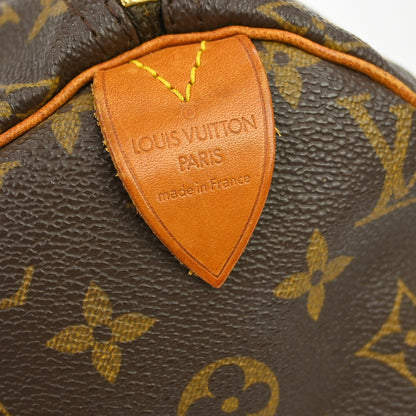 Louis Vuitton Speedy Monogram Canvas, Brown, Canvas, Handbag