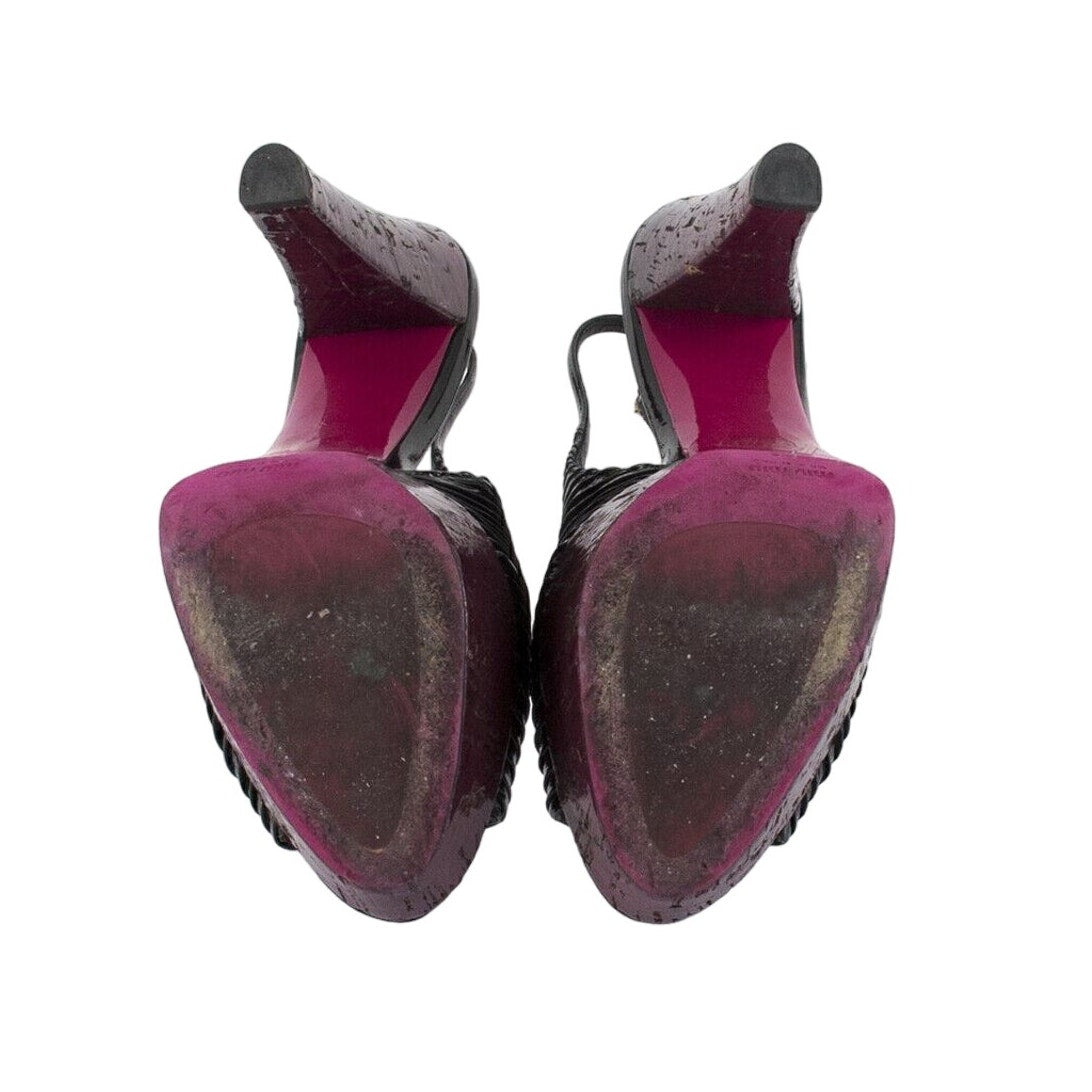 Γόβες Miu Miu Slingback 9 US Μαύρο