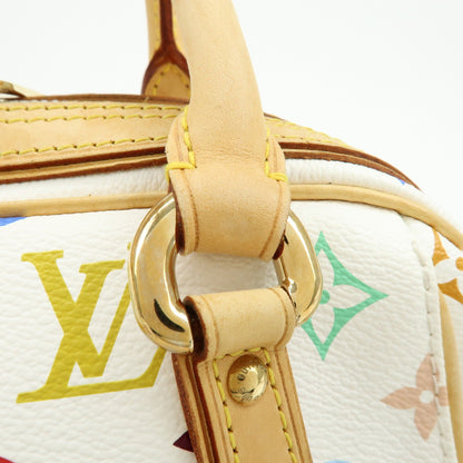 Louis Vuitton Priscilla Monogram Multicolor, White, Canvas, Handbag
