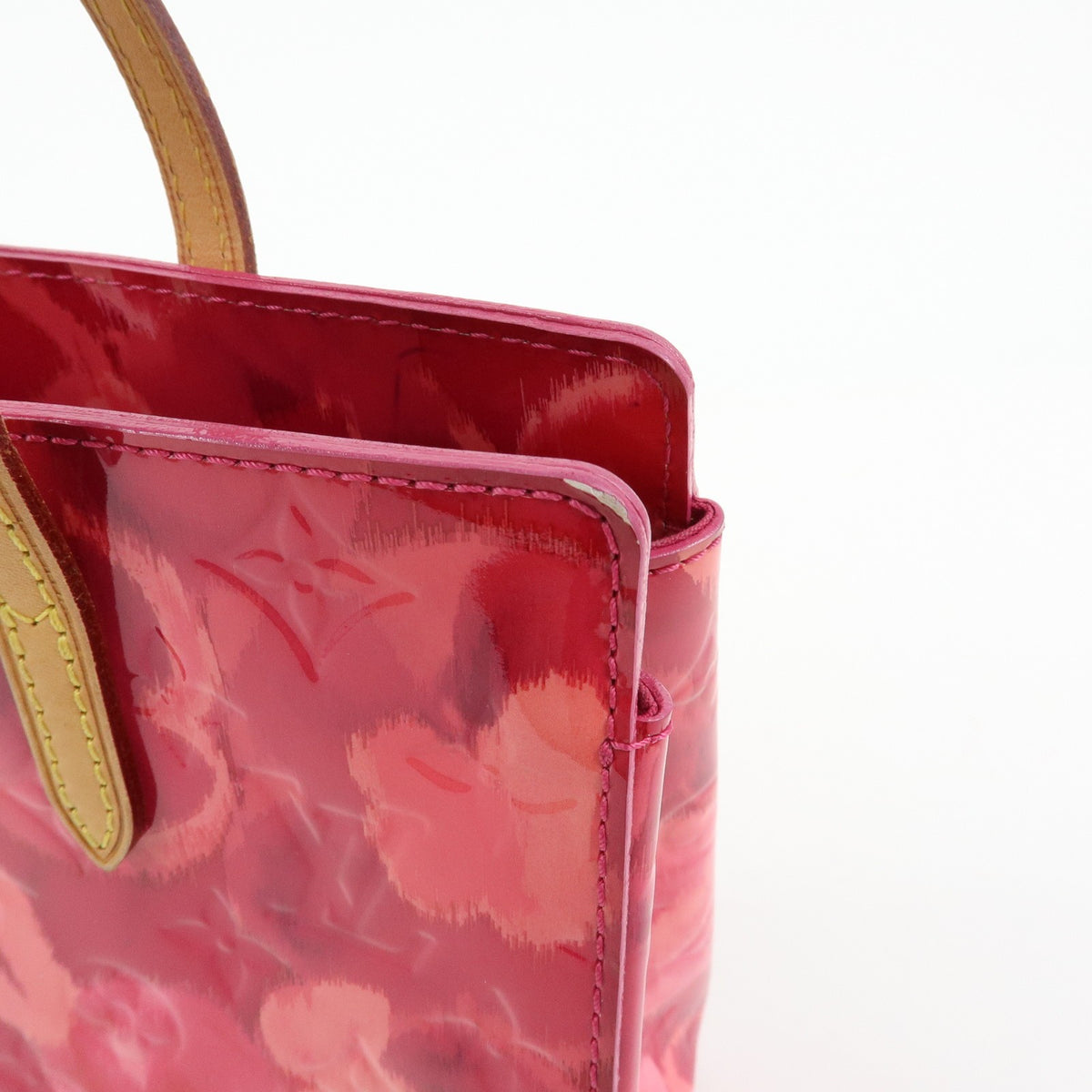 Louis Vuitton Catalina Limited Edition Monogram Vernis Ikat, Pink, Leather, Handbag