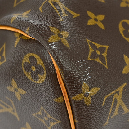 Louis Vuitton Keepall Monogram, Brown, Canvas, Travel Bag