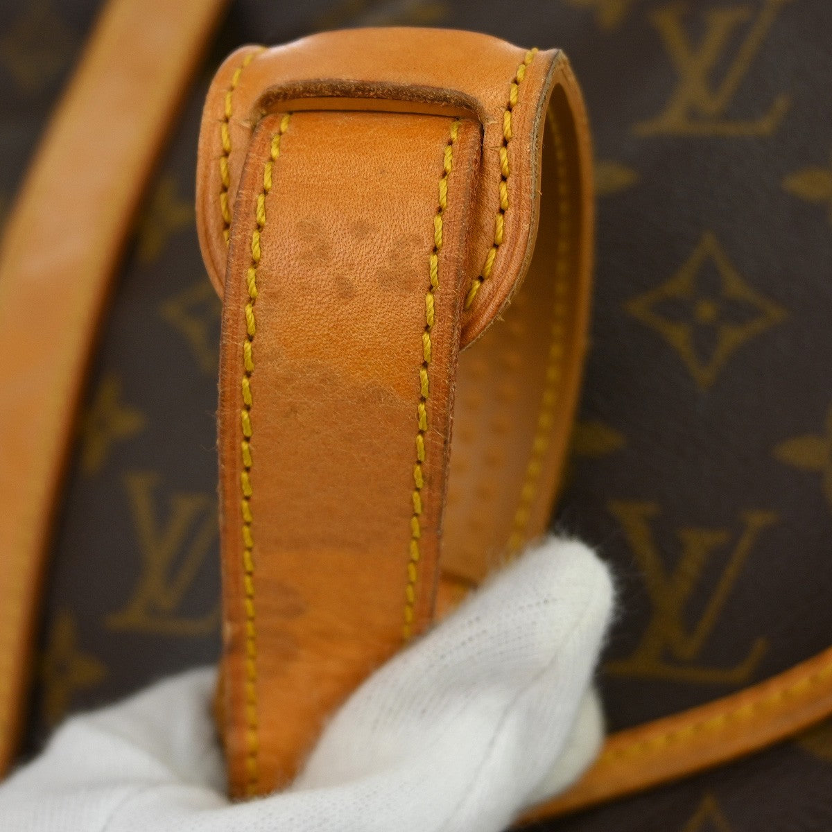 Louis Vuitton Saumur Monogram, Brown, Canvas, Shoulder Bag
