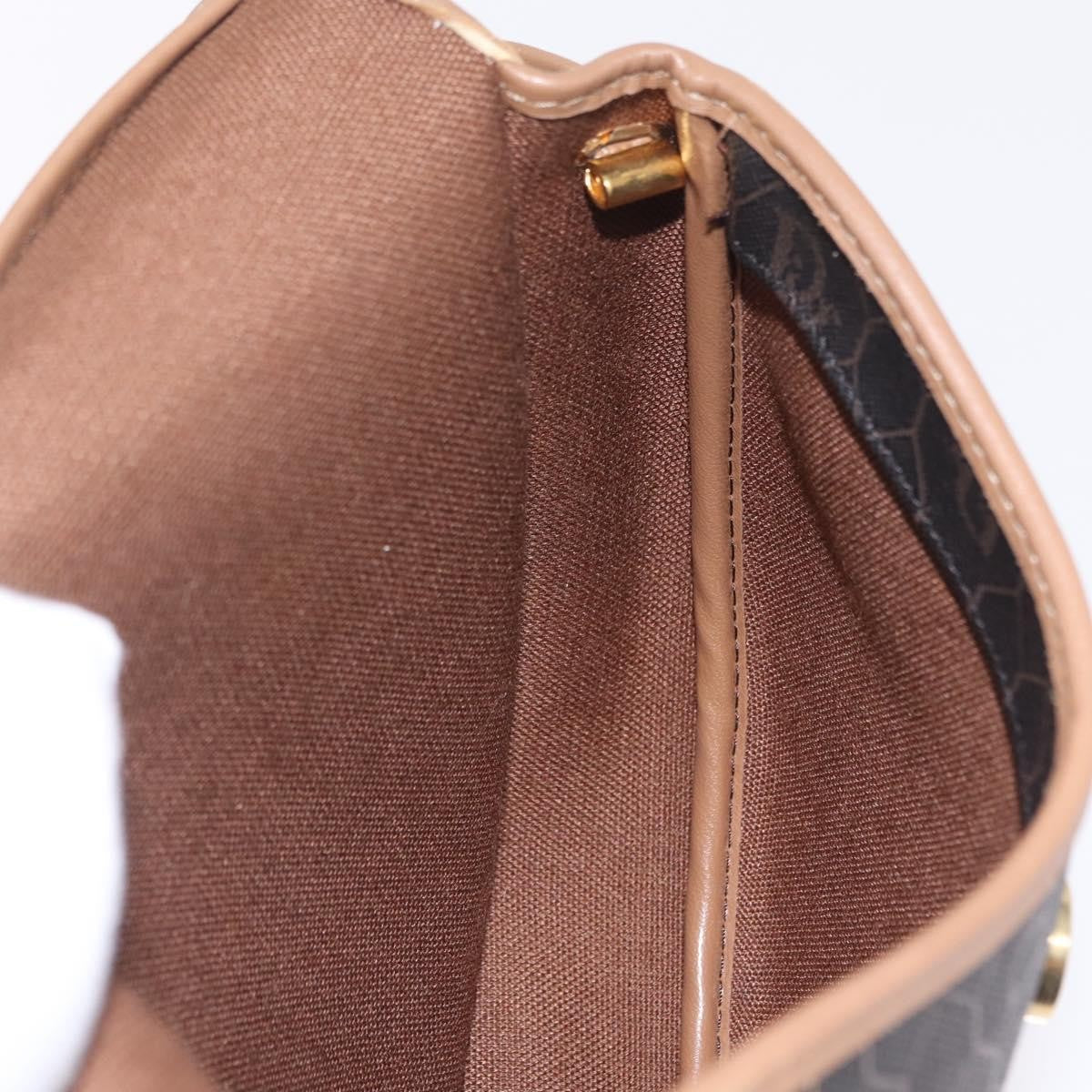 Christian Dior Vintage Honeycomb Canvas, Black, Canvas, Shoulder Bag