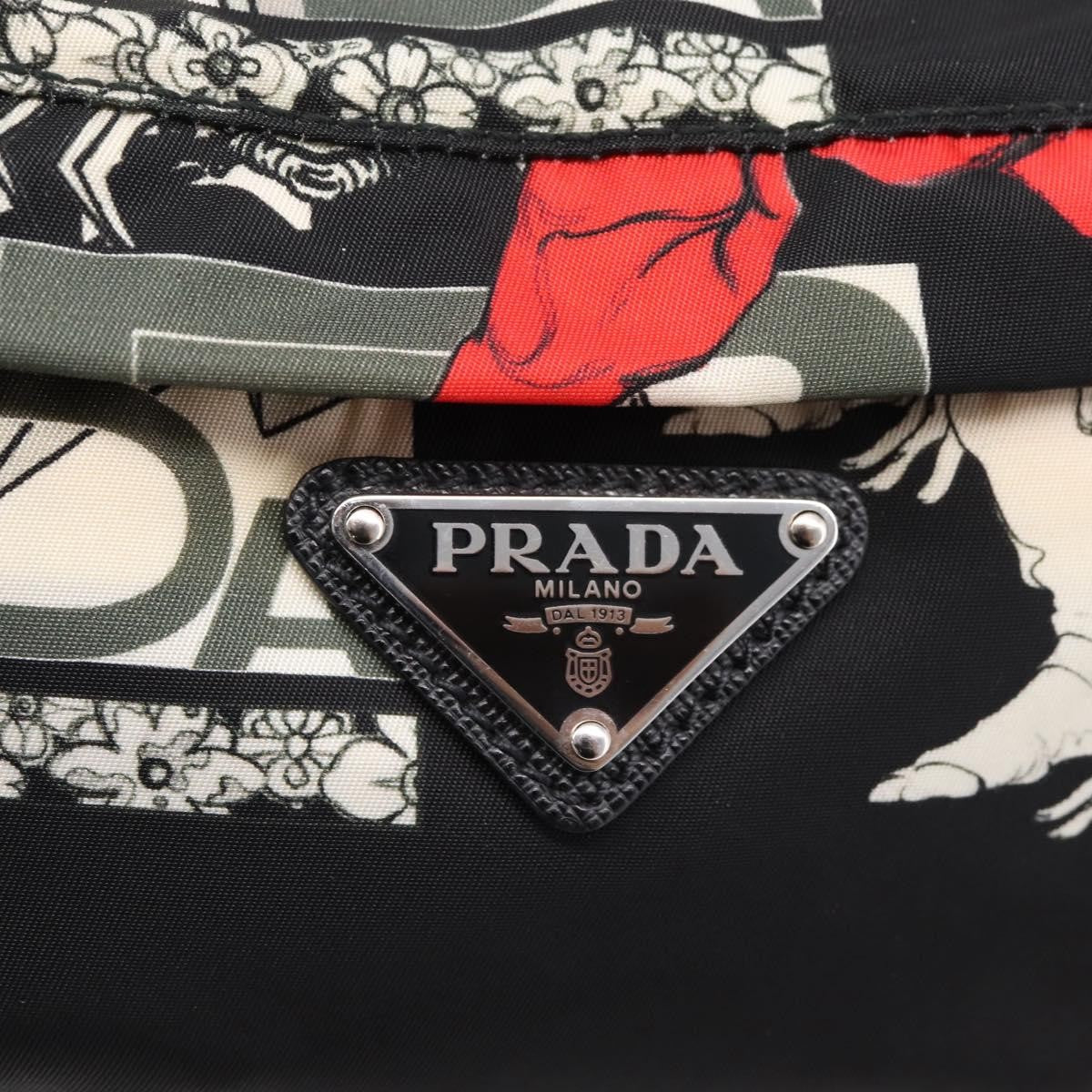 Prada Zip Waist Printed Tessuto, Multicolour, Nylon, Handbag