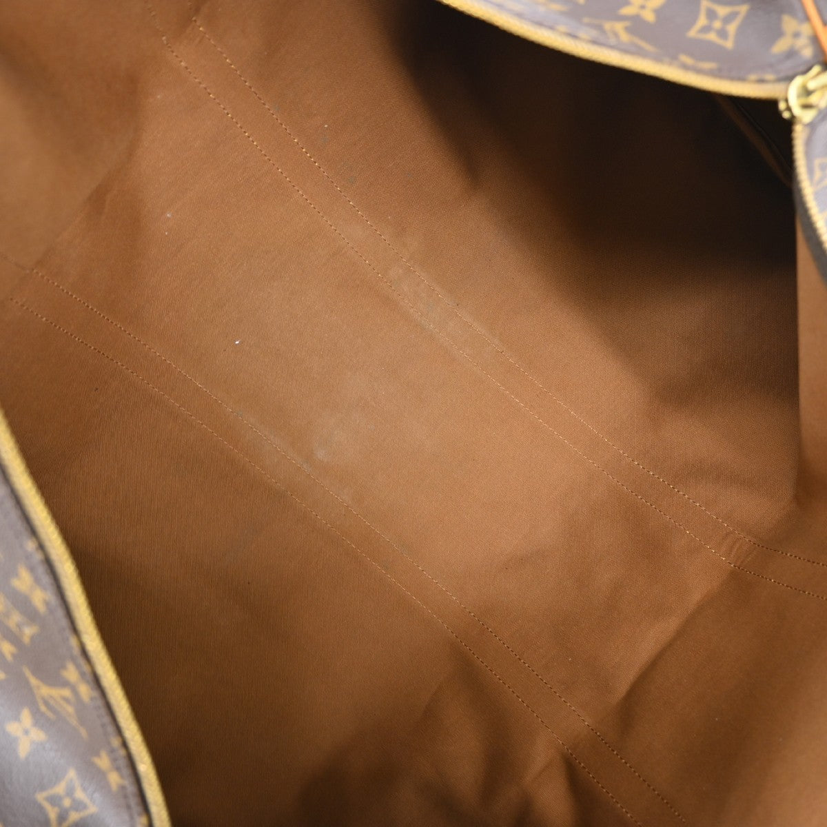 Louis Vuitton Keepall Bandoulière Monogram, Brown, Canvas, Travel Bag