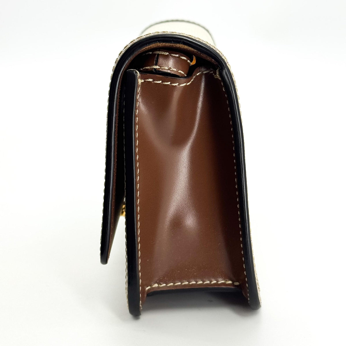 Burberry TB Shoulder Bag Canvas, Brown, Other, Shoulder Bag