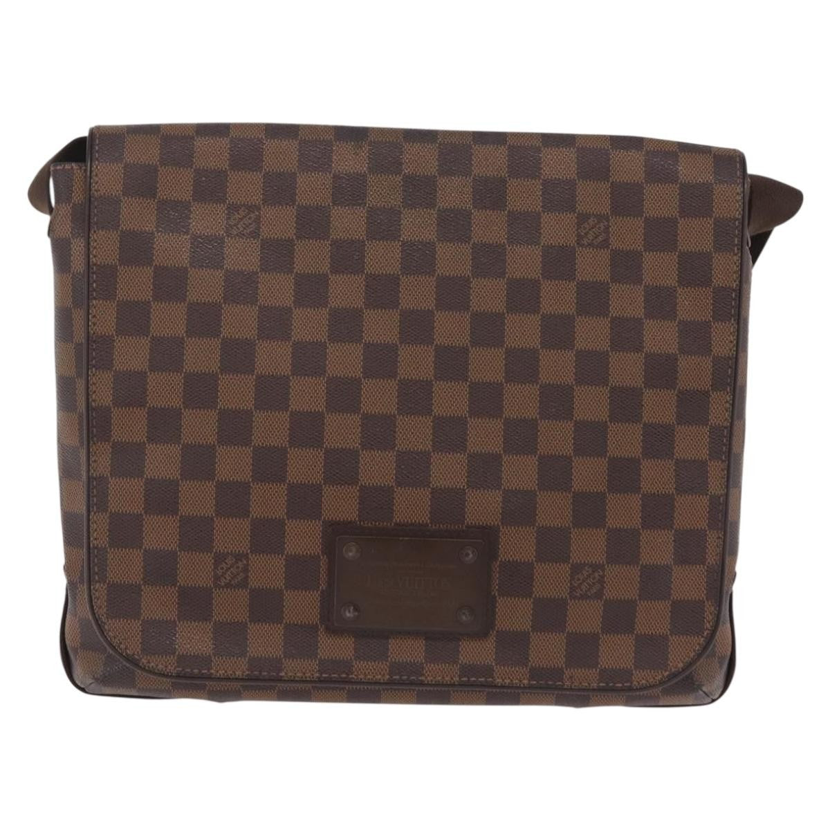 Louis Vuitton Brooklyn Damier, Brown, Canvas, Shoulder Bag
