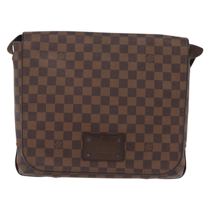 Louis Vuitton Brooklyn Damier, Brown, Canvas, Shoulder Bag