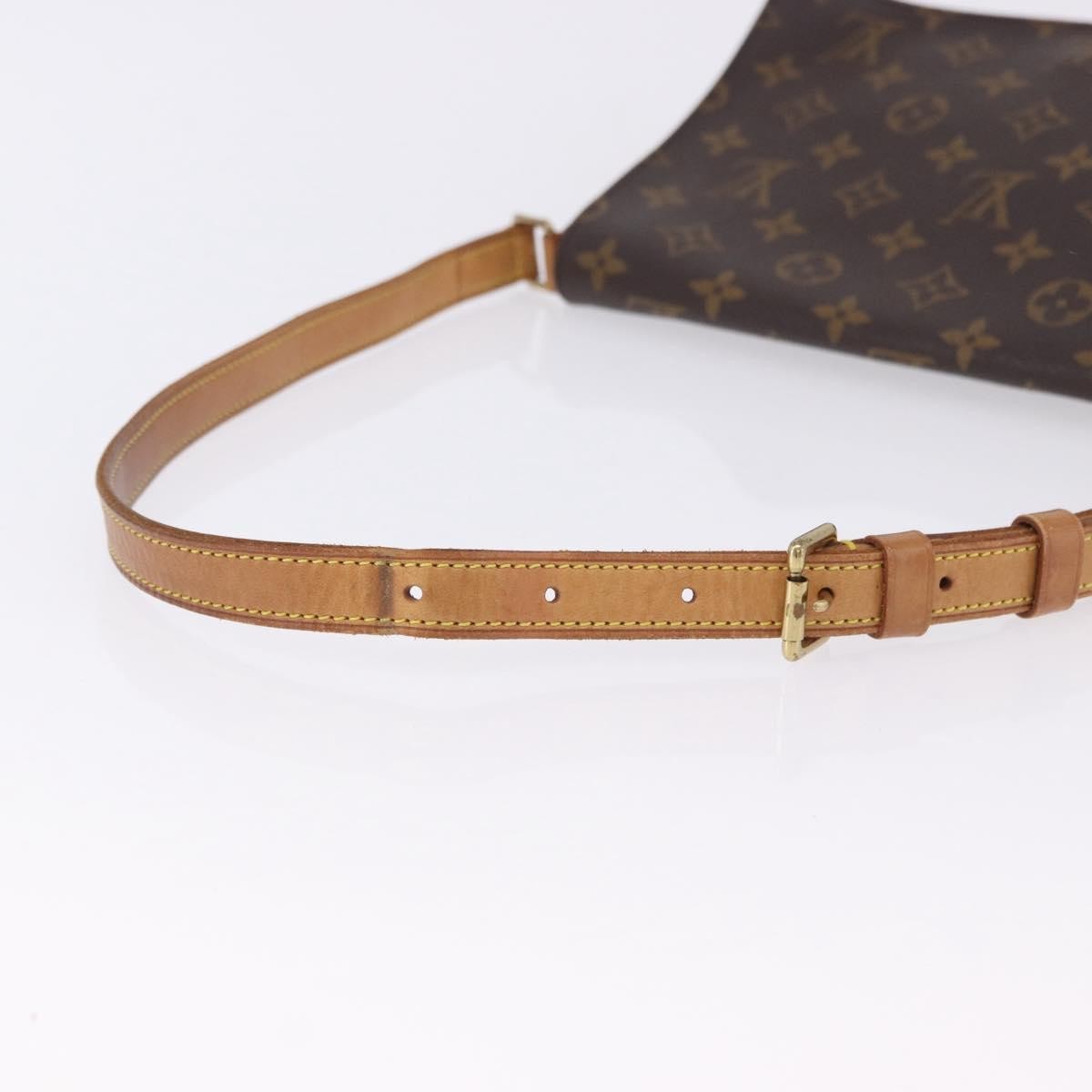Louis Vuitton Musette Tango Monogram Canvas, Brown, Canvas, Shoulder Bag
