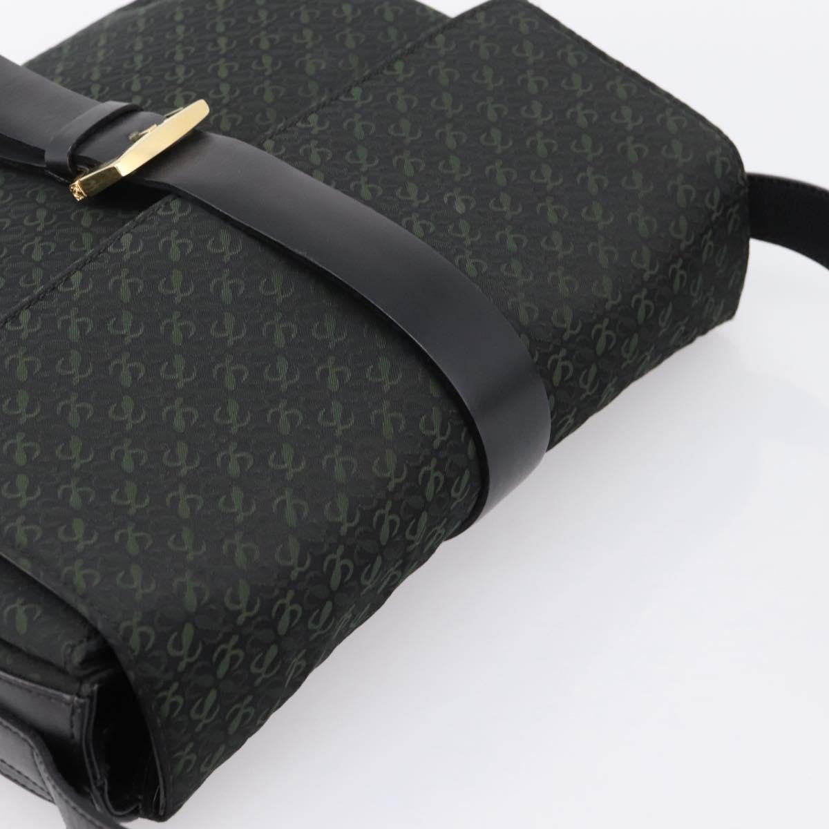 Loewe Vintage Canvas, Green, Canvas, Shoulder Bag