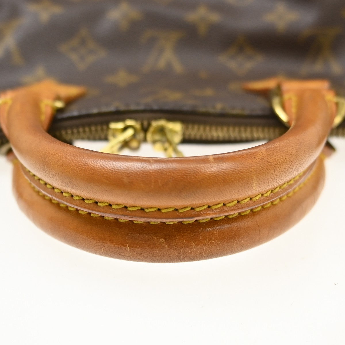 Louis Vuitton Alma Monogram Canvas, Brown, Canvas, Handbag