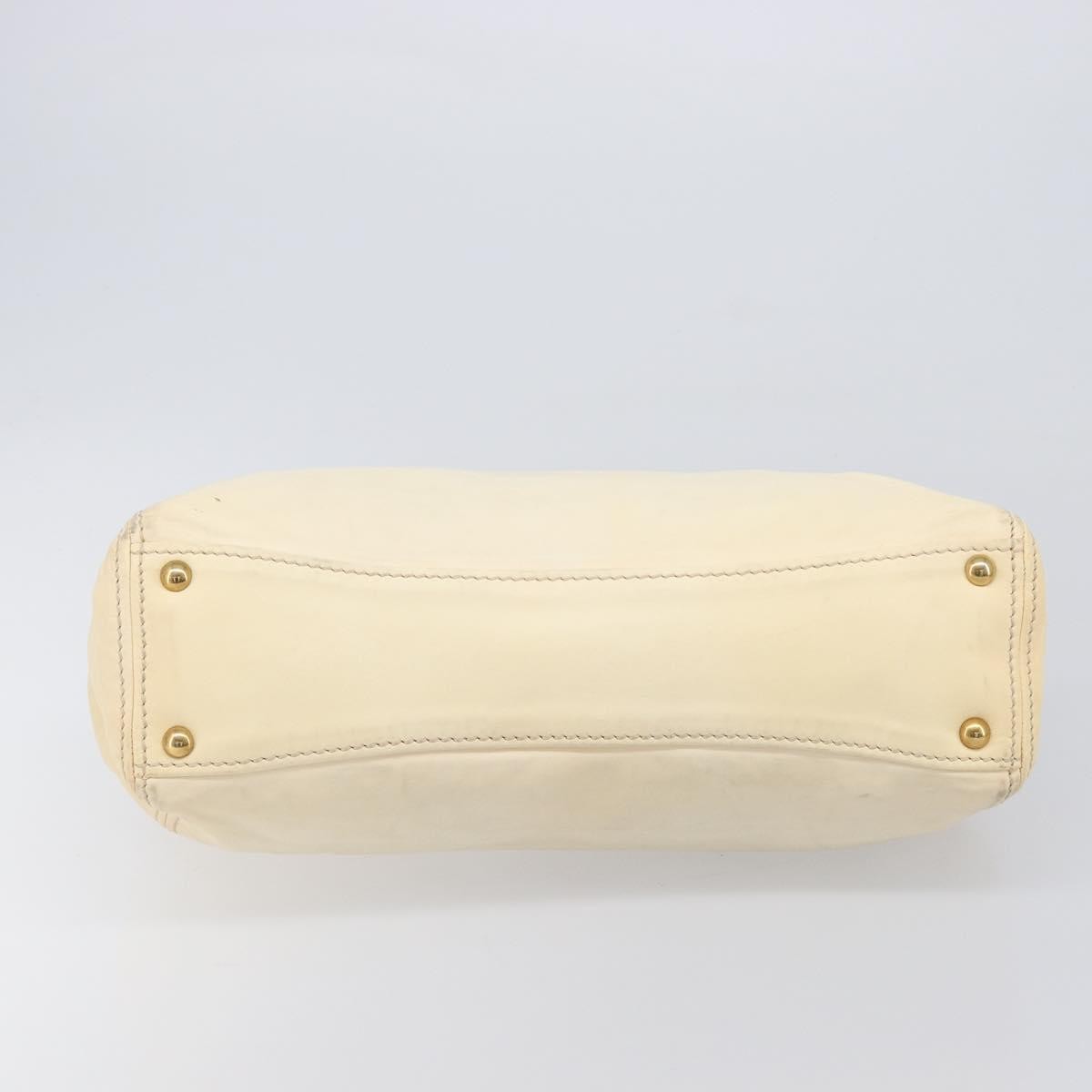 Miu Miu Beau Top Handle Leather, Beige, Leather, Handbag