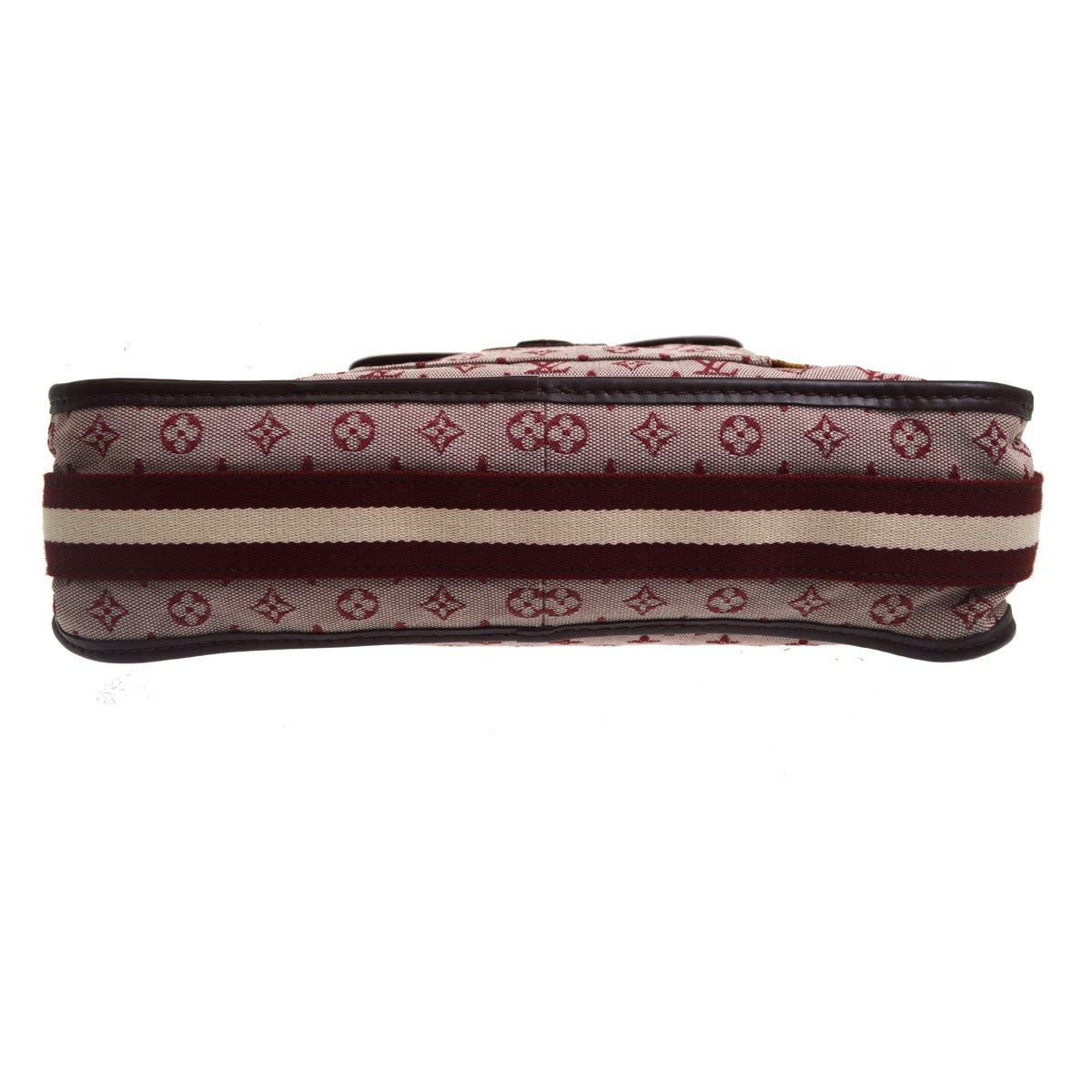 Louis Vuitton Mary Kate Messenger Mini Lin, Burgundy, Canvas, Shoulder Bag