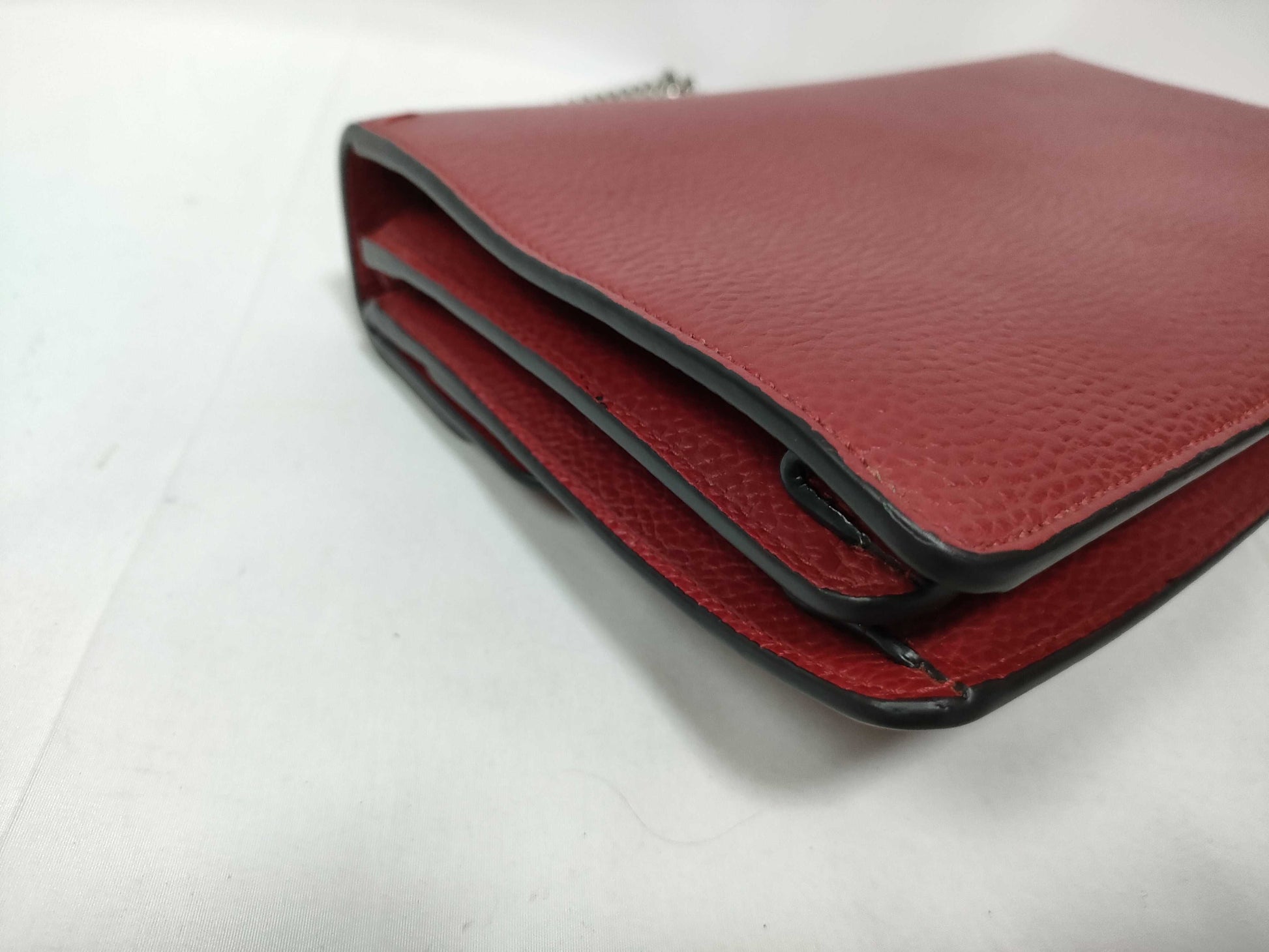 Gucci Dionysus Chain Leather, Red, Leather, Shoulder Bag