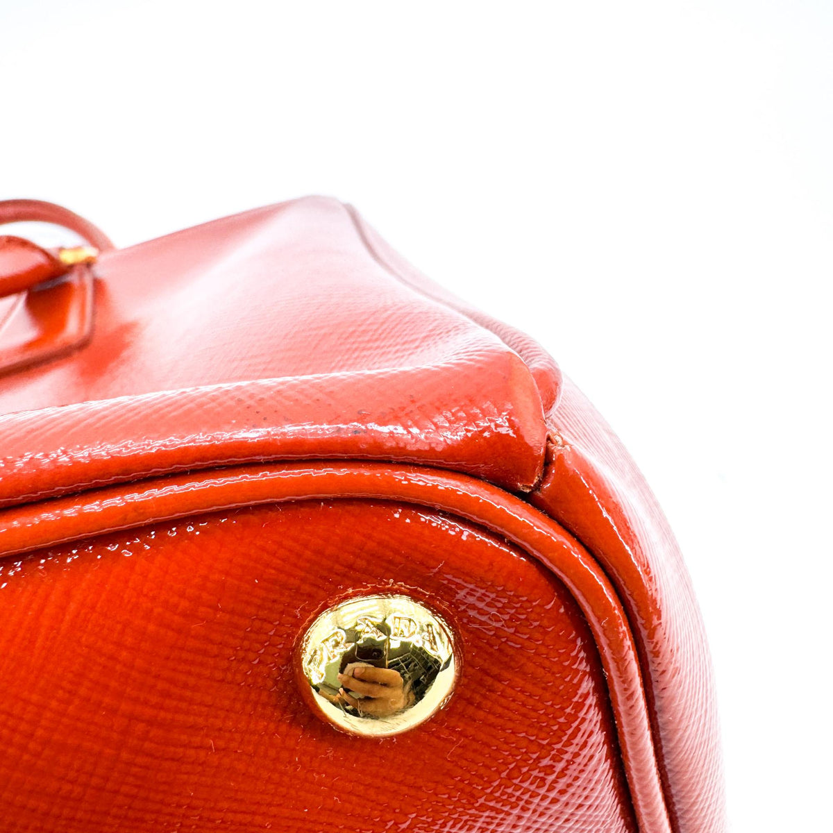Prada Galleria  Strap leather, Red, Leather, Handbag