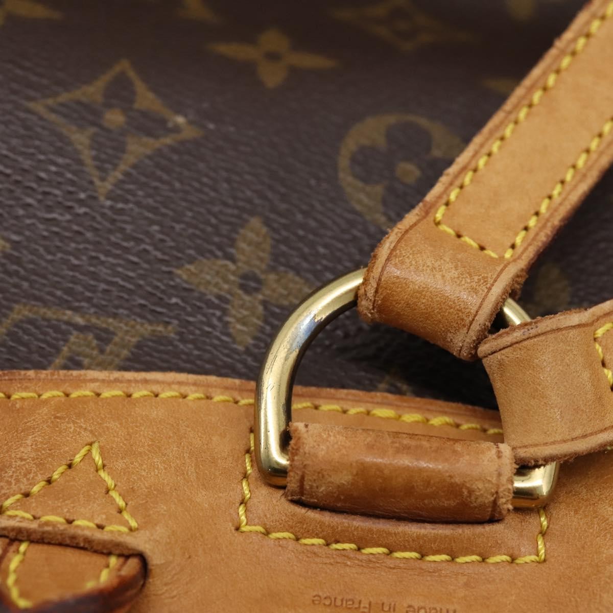 Louis Vuitton Vintage Montsouris Monogram Canvas, Brown, Canvas, Backpack