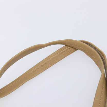 Celine Horizontal Bi-Cabas Leather, Beige, Leather, Tote Bag